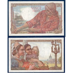 20 Francs Pêcheur TB 9.2.1950 Billet de la banque de France