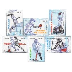 Timbres France Yvert No 5325-5330 Sports, couleur passion neufs luxes **