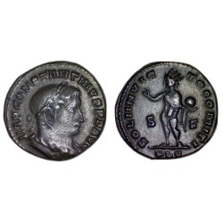 AE3 Constantin 1er (313-314), RIC 536 sear 16066 Lyon