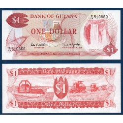 Guyana Pick N°21f, Billet de banque de 1 Dollar 1989