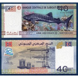 Djibouti Pick N°47, Billet de banque de 40 Francs 2017