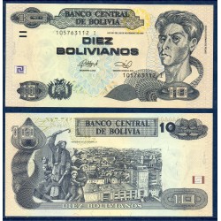 Bolivie Pick N°238A, Billet de banque de 10 bolivianos 2013