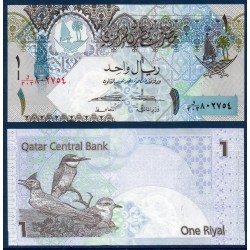 Qatar Pick N°28, Billet de banque de 1 Riyal 2008