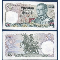 Thaïlande Pick N°88 TTB, Billet de banque de banque de 20 Bath 1981