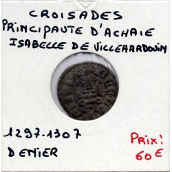Croisade Principauté d'Achaie, Isabelle de Villehardouin (1297-1301) denier