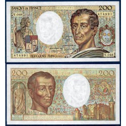 200 francs Montesquieu Sup+ 1987 Billet de la banque de France