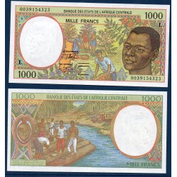 Afrique Centrale Pick 402Lg pour le Gabon, Billet de banque de 5000 Francs CFA 2000
