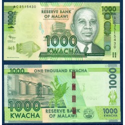 Malawi Pick N°62a, Billet de banque de 1000 kwatcha 2012