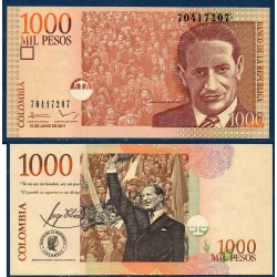 Colombie Pick N°456n, Billet de banque de 1000 Pesos 2011