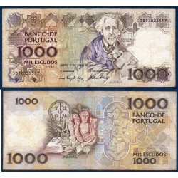 Portugal Pick N°181j, TB Billet de banque de 1000 Escudos 1992
