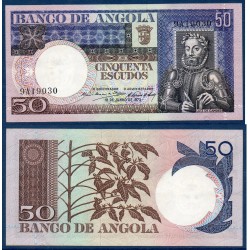 Angola Pick N°105a, TTB Billet de banque de 50 Escudos 1973