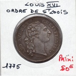 Jeton Louis XVI Ordre de Saint Louis argent, Duvivier 1775