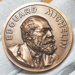 Médaille du travail Edouard Michelin, 1969 poicon corne Bronze