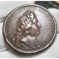 Medaille Louis XIV Prise de Valencienne, Mauger 1677 bronze
