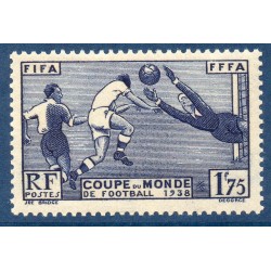 Timbre France Yvert No 396 Coupe du Monde de Football neuf **