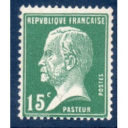 Timbre France Yvert No 171 Pasteur 15 vert neuf **