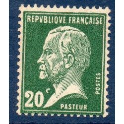 Timbre France Yvert No 172 Pasteur 20 vert neuf **
