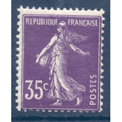 Timbre France Yvert No 142 semeuse fond plein 35c Violet neuf **
