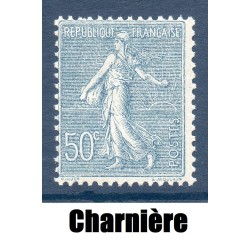 Timbre France Yvert No 161 Type semeuse lignée neuf * avec trace de charnière