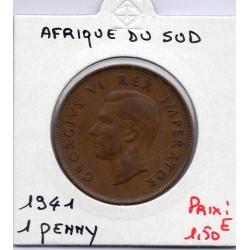 Afrique du sud 1 penny 1941 TTB KM 25 pièce de monnaie