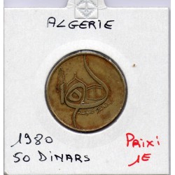 Algérie 50 centimes 1400 AH 1980 TTB KM 111 pièce de monnaie