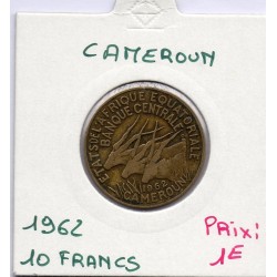 Cameroun 10 francs 1962 TTB, KM 2 pièce de monnaie