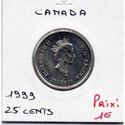 Canada 25 cents 1999 Sup, KM 353 pièce de monnaie