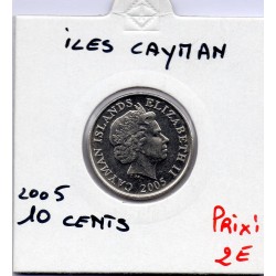 Cayman 10 cents 2005 Sup, KM 133 pièce de monnaie