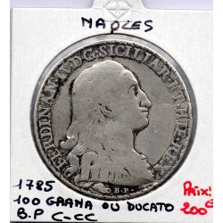 Italie Naples 100 Grana 1785 TB, KM 190 pièce de monnaie