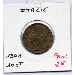 Italie 10 centesimi 1941 R Rome Sup, KM 74a pièce de monnaie
