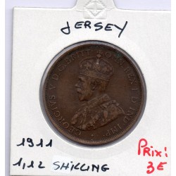 Jersey 1/12 Shilling 1911 TTB, KM 12 pièce de monnaie