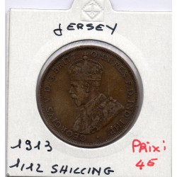 Jersey 1/12 Shilling 1913 TTB, KM 12 pièce de monnaie