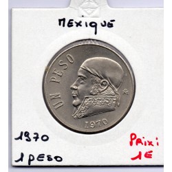 Mexique 1 Peso 1970 Sup, KM 460 pièce de monnaie