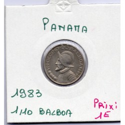 Panama 1/10 de Balboa 1983 TTB, KM 10 pièce de monnaie