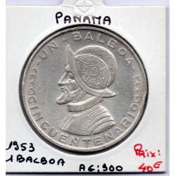 Panama 1 Balboa 1953 Sup, KM 21 pièce de monnaie