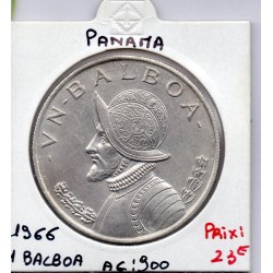 Panama 1 Balboa 1966 Sup, KM 27 pièce de monnaie