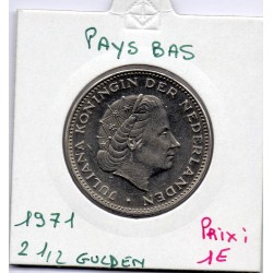 Pays Bas 2 1/2 Gulden 1971 Sup, KM 191 pièce de monnaie