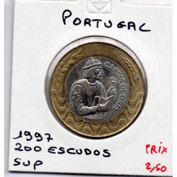 Portugal 200 escudos 1997 Sup, KM 655 pièce de monnaie