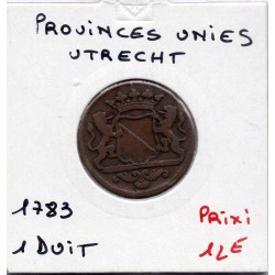 Provinces Unies Utrecht 1 Duit 1783 TB, KM 91 pièce de monnaie