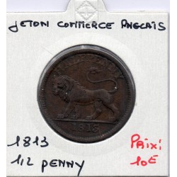 Grande Bretagne Token 1/2 Penny 1794 TTB, Lion pièce de monnaie