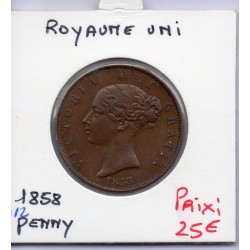 Grande Bretagne 1/2 Penny 1958 Sup, KM 837 pièce de monnaie