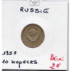 Russie 10 Kopecks 1957 TTB,KM Y123 pièce de monnaie