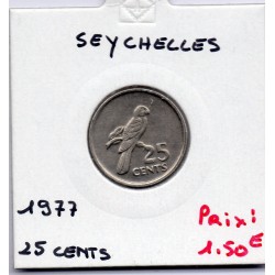 Seychelles 25 cents 1977 Sup, KM 33 pièce de monnaie
