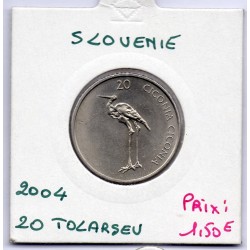 Slovénie 20 Tolarjev 2004 Spl, KM 51 pièce de monnaie