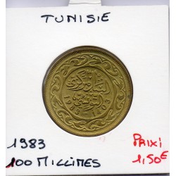 Tunisie 100 Millimes 1403 AH - 1983 Sup, KM 309 pièce de monnaie