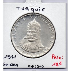 Turquie 50 Lira 1971 Sup, KM 899 pièce de monnaie