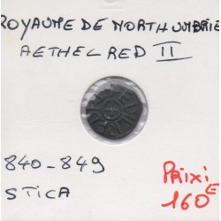 Northumbrie Aethelred II 1 Stica 840-849 Sup pièce de monnaie
