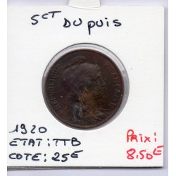5 centimes Dupuis 1920 TTB, France pièce de monnaie