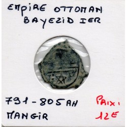 Empire Ottoman, Bayezid 1er 1 Manghir 791-805 AH TB pièce de monnaie