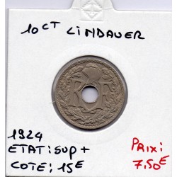 10 centimes Lindauer 1924 Paris Sup+, France pièce de monnaie
